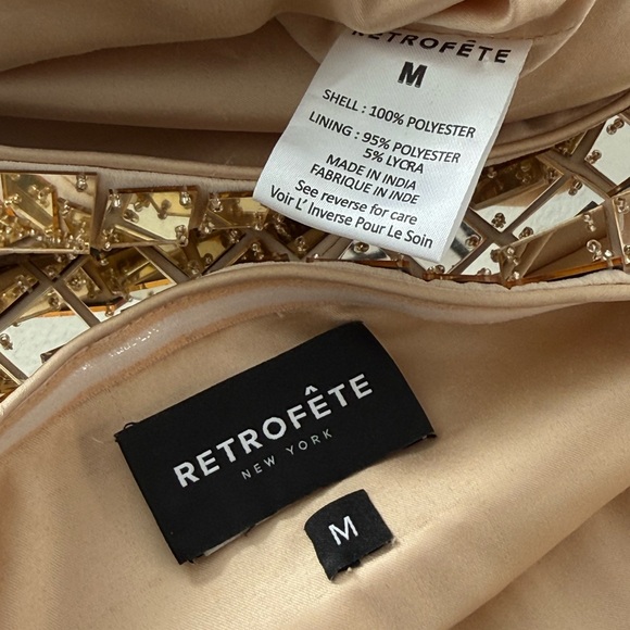 Retrofete Ivanna Embellished Dress Size M $1198 - Picture 15 of 16